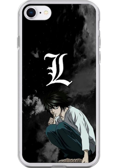 Apple Uyumlu iPhone 7 Şeffaf Kılıf L Tasarımlı