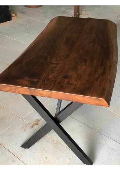 Bintaşmobilya Kütük Masa Ceviz Rengi 130X75.Cm