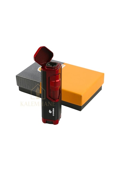 Pürmüz Model Cohiba İsme Özel Gazlı Çakmak Siyah