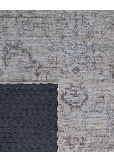 Madame Coco Solenne Mandala Halı - Gri/bej - 80x300 Cm 8684427223147 Çok Renkli