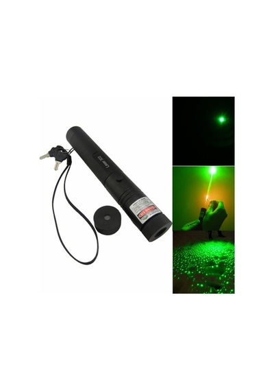 Şarjlı Pilli Yeşil Lazer (Green Laser Pointer)- Yeşil