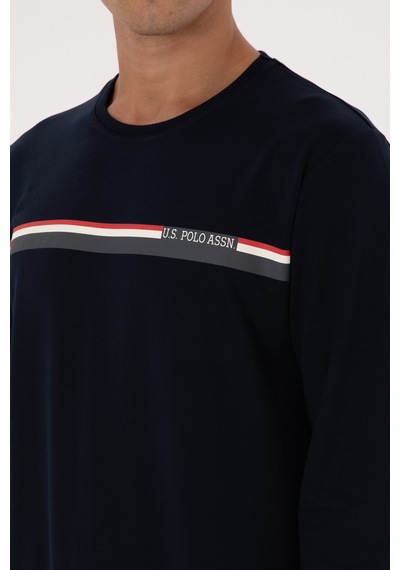 U.s. Polo Assn. Erkek Lacivert Pijama Takım 50318540-vr033 Lacivert