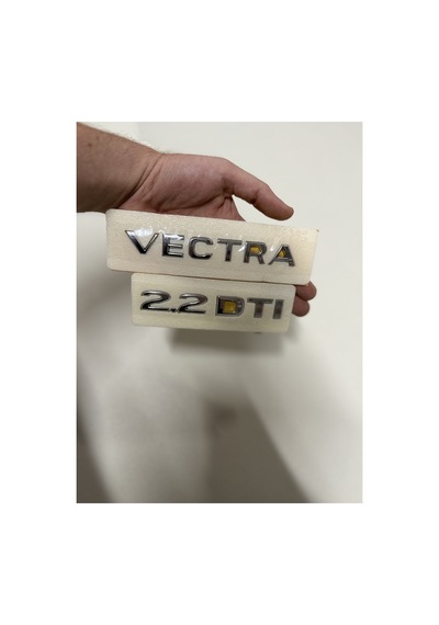 Vectra Ve 2.2 Dtı Krom Bagaj Yazısı Seti 2'li 3m 3d Abs