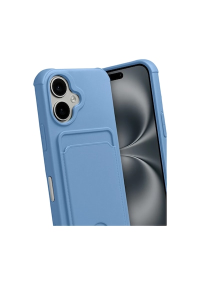 Northcity Apple İphone 17 Uyumlu Kelvin Kartvizitli Silikon - Mavi