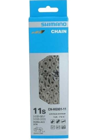 SHIMANO DURA ACE CN-HG901 11 VİTES 138 BAKLA ZİNCİR Gri