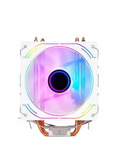 Game İn Game Frozen-ıı Beyaz 1x12cm Auto Rainbow Fanlı Kule İşlemci Fan 120MM FAN