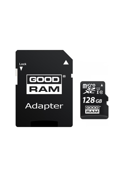 Goodram 128gb M1aa-1280r12 Microsdxc Class 10 Uhs-ı U1 100mb/s Hafıza Kartı + Sd Adaptör