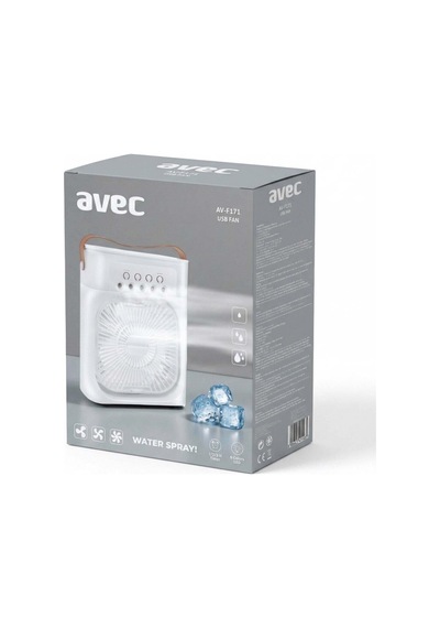 Avec Av-f171 Su Spreyli Usb Şarjlı Mini Fan