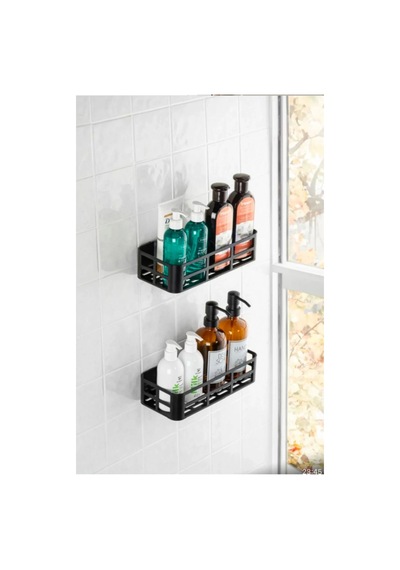2 Li Banyo Organizer Düzenleyici Yapışkanlı Raf Çok Renkli