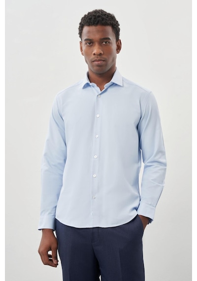 İmza Koyu Mavi Uzun Kol Düz Bez Ayağı Yarım İtalyan Yaka Cepsiz Pamuklu Classic Slim Fit Gömlek 1004245268 Koyu Mavi İmza Koyu Mavi Uzun Kol Düz Bez Ayağı Yarım İtalyan Yaka Cepsiz Pamuklu Classic Slim Fit Gömlek 1004245268 Koyu Mavi