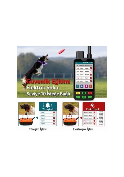 Kablosuz Köpek Çit Gps Av Köpeği Takip Ve Eğitim Cihazı