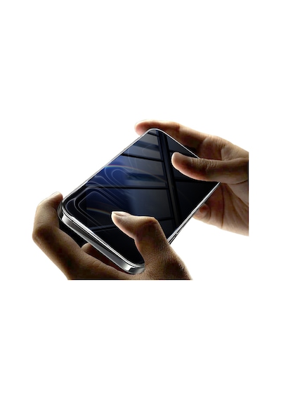 Apple Uyumlu   iPhone 17 Pro Mkst 2.5d Oliv Privacy Temperli Cam Ekran Koruyucu + Kolay Uygulama Aparatı - Siyah