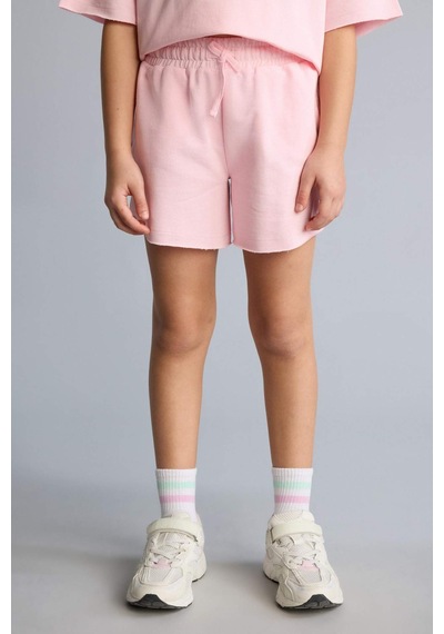 Defacto Sweatshirt Kumaşı 2li Takım Kız Çocuk H5745a826smpn186 Pembe-pn186