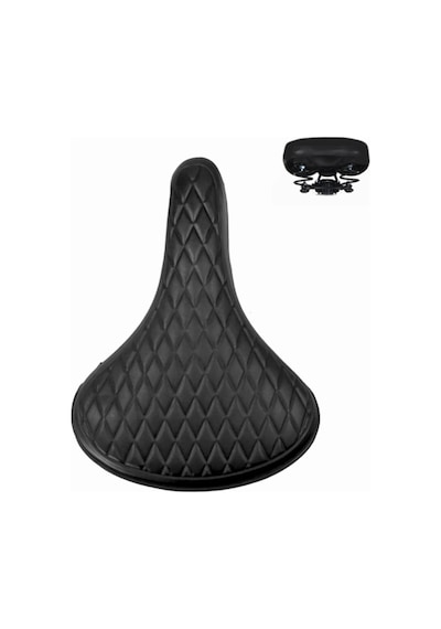 Epic 26x200 Saddle Geniş Yumuşak Yaylı Bisiklet Selesi Koltuğu Siyah