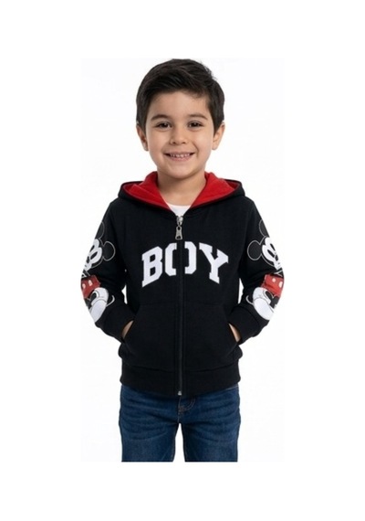 İrem Çocuk Giyim Erkek Çocuk Boy Yazılı Kapüşonu Kulaklı Kolları Resimli Siyah Hırka Siyah İrem Çocuk Giyim Erkek Çocuk Boy Yazılı Kapüşonu Kulaklı Kolları Resimli Siyah Hırka Siyah