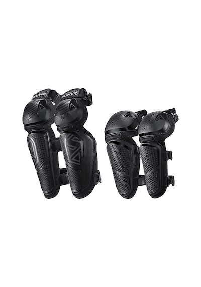 Ebakbak Motosiklet Dizlik Dirseklik Set Ergonomik Lüx Bacak Ve Kol Koruma Motorcu Takım Siyah