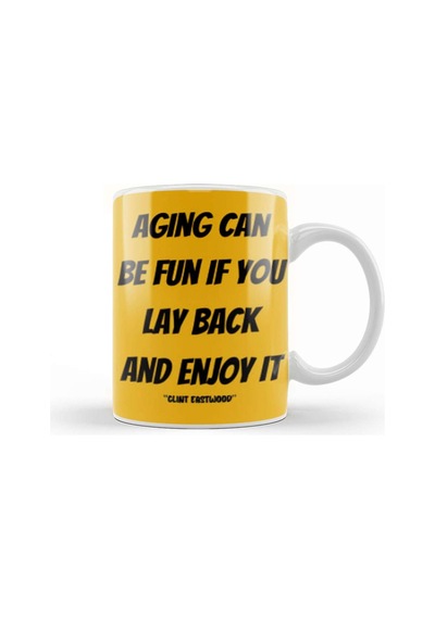 Clint Eastwood Quotes Gift Vintage Retro Rainbow Style Kupa Bardak Porselen No11229 Karışık