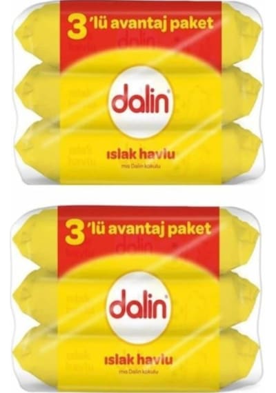 Dalin 56 Adet Islak Havlu 6'lı Set