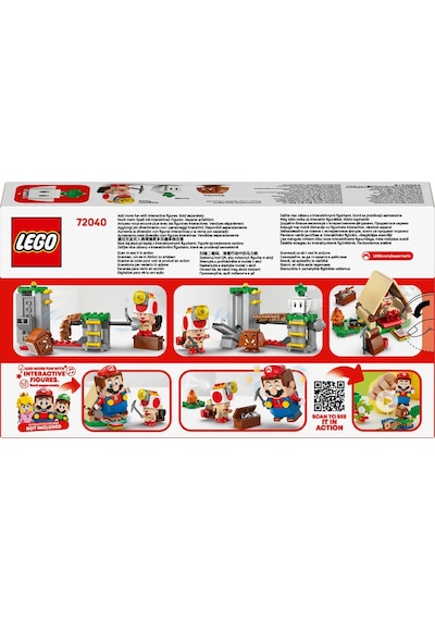LEGO® Super Mario™ Captain Toad Kampı 72040 - 6 Yaş ve Üzeri Çocuklar için Yaratıcı Oyuncak Yapım Seti (159 Parça)