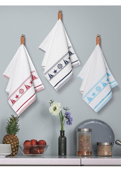 Mutfak Havlusu Cotton Jakarlı 30x50 Altın