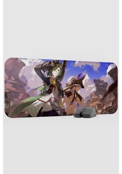 Tighnari Genshin Impact Anime Gacha V5 - 70x30 Xl Gaming Mouse Pad Fare Altlığı