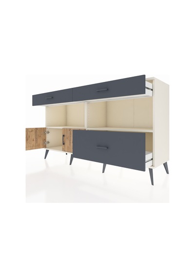 Hyperion Konsol 2 Raflı 3 Çekmeceli 2 Kapaklı 176x44x99 Aytaşı-ça Aytaşı-çam/antrasit Hyperion Konsol 2 Raflı 3 Çekmeceli 2 Kapaklı 176x44x99 Aytaşı-ça Aytaşı-çam/antrasit