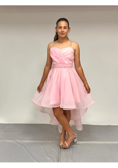 Butikhappykids Kız Çocuk Abiye Pembe Taş Kordon Askılı Kalp Yaka Kuyruklu Şifon Abiye Elbise 10-15 Yaş Pembe Butikhappykids Kız Çocuk Abiye Pembe Taş Kordon Askılı Kalp Yaka Kuyruklu Şifon Abiye Elbise 10-15 Yaş Pembe