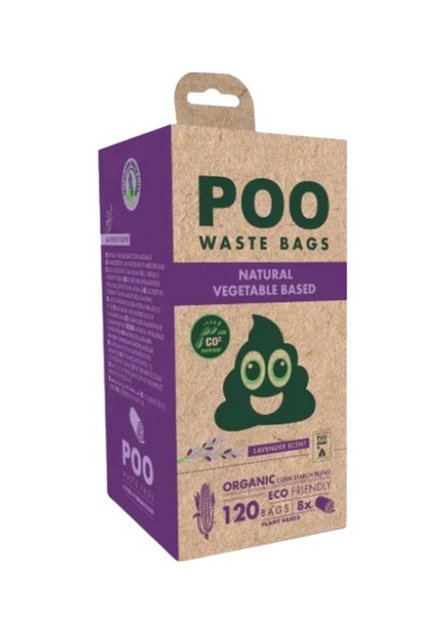 M-pets Lavanta Kokulu Dışkı Toplama Poşeti 15 Yaprak 8'li Paket