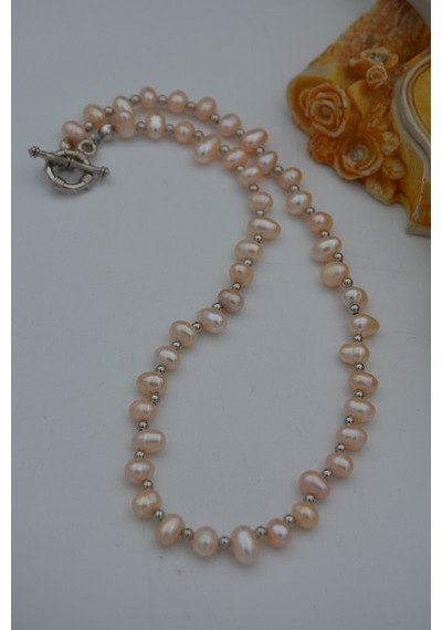 Stoneage Pembe Inci Kolye Siyah