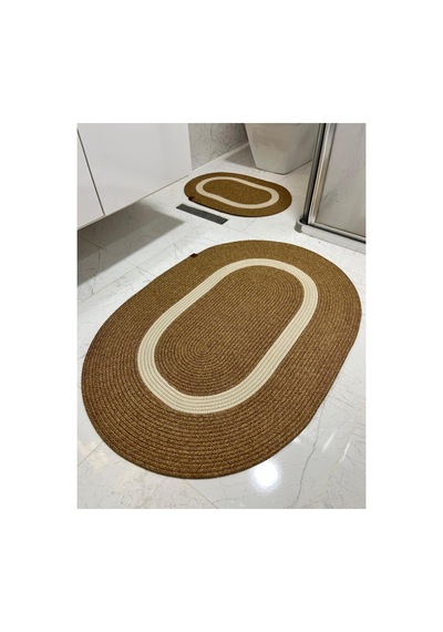 Hasır,jüt, Kilim, Paspas, Mutfak Halısı, Banyo Paspası, Halı,yolluk,2 Li Takım Oval Hasır-krem Hasır-krem Hasır,jüt, Kilim, Paspas, Mutfak Halısı, Banyo Paspası, Halı,yolluk,2 Li Takım Oval Hasır-krem Hasır-krem