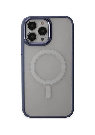 Apple İphone 15 Pro Max Kılıf Room Magneticsafe Silikon - Sierra Blue