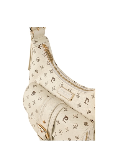 Pierre Cardin 05pc26y219580-mn Monogram Desenli Ayarlanabilir Askılı Omuz Çantası Bej
