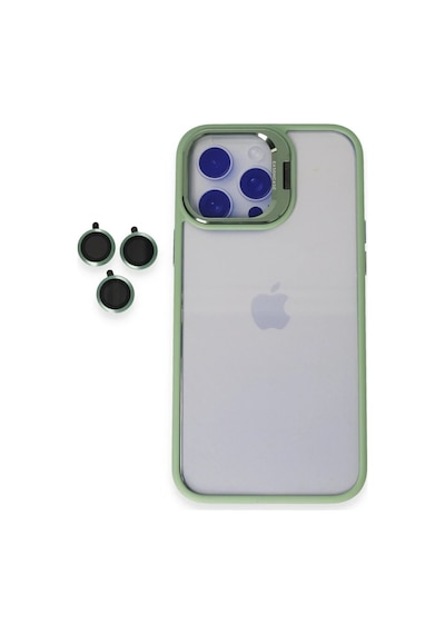 Joko Apple İphone 14 Pro Kılıf Roblox Lens Standlı Kapak - Yeşil 0.2M-Çok Renkli
