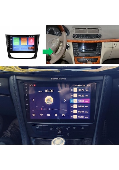 Mercedes E Serisi W211 Android Multimedya Sistemi 4-64 Clarion 2002-2009