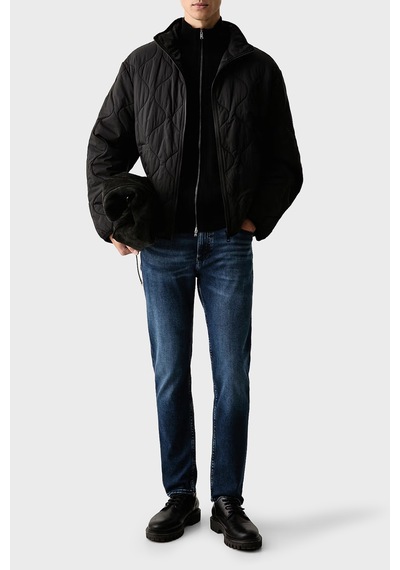Boss Pamuklu Slim Fit Düz Paça Jeans Erkek Kot Pantolon 50568807 417 Lacivert