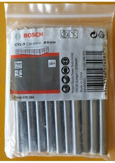 Bosch Cyl-9 Seramik Matkap Ucu 8 80 Mm 10'lu