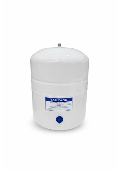8 Litre Çelik Su Artıma Tankı Tank Vanası Beyaz