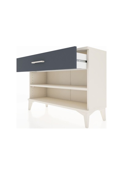 Arges Şifonyer Tek Raflı Tek Çekmeceli 88x30x64 Aytaşı-antrasit Aytaşı