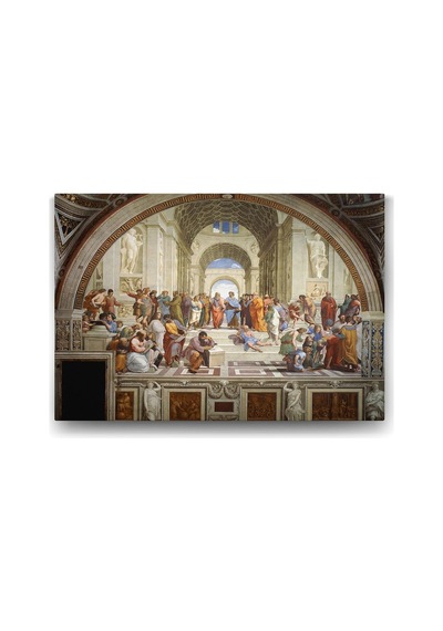 Raffaello Sanzio - Atina Okulu Tablosu - 75x50cm