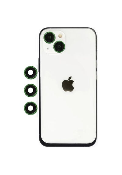 Apple İphone 14 Shine Kamera Lens - Yeşil