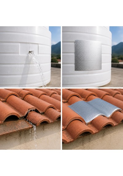Çatı İzolasyon Ve Tamir Bandı 150 Mm X 2 M Kendinden Yapışkanlı Alüminyum Sızdızmazlık Bandı Sakız