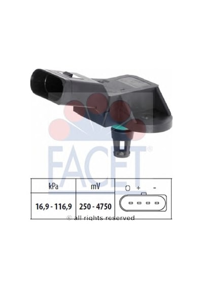 Vw Audı A4 2.0 Tfsı Caeb Cdnc 08→ Map Sensörü 036906051C Facet