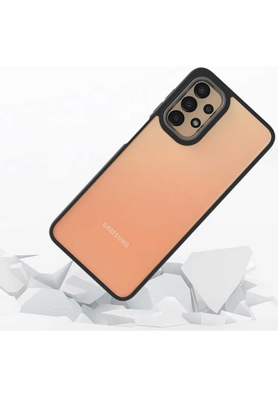 Zore Samsung Galaxy Uyumlu A53 5g Kılıf Omsy Flora Kapak - Kırmızı