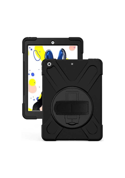 Apple Uyumlu iPad  10.2 2021 (9.Nesil) Defender Standlı Koruyucu Kılıf