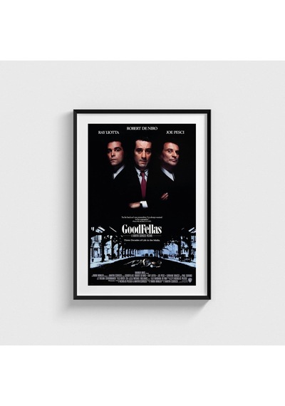 Goodfellas 1990 Film Posteri Tablo Çerçeveli Poster Duvar Dekorasyonu Siyah Çerçeveli Tablo Siyah Çerçeveli Tablo Dn11d284sıyah