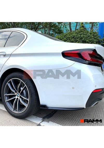 Bmw G30 M-tech Arka Tampon Bıçağı Sağ-sol Parlak Siyah