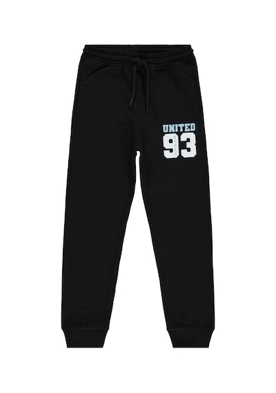 Silversun Kids Silversun Unıted 93 Baskılı 8-13 Yaş Eşofman Altı - Siyah