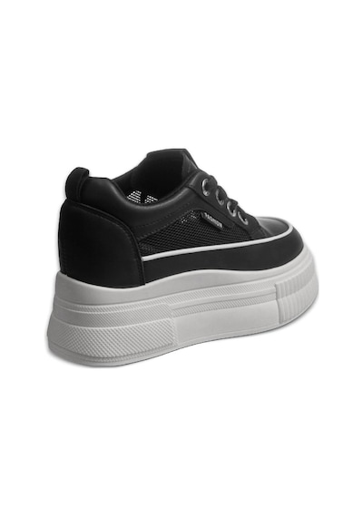M.P MP Metroglam High-top 8.0 Kadın Bağcıklı Siyah Sneaker-siyah 36 Siyah