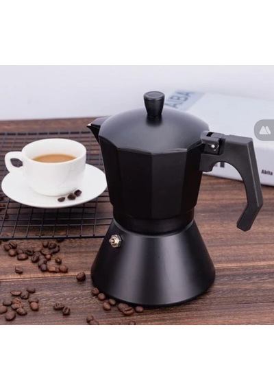 Ocak Üstü Espresso Ve Kahve Makinesi - Moka Pot - 6kişilik 300 Ml