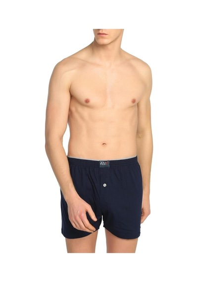 Lukitus Elit 1101 Pamuklu Havlu Bel Erkek Boxer 3 Adet Lacivert